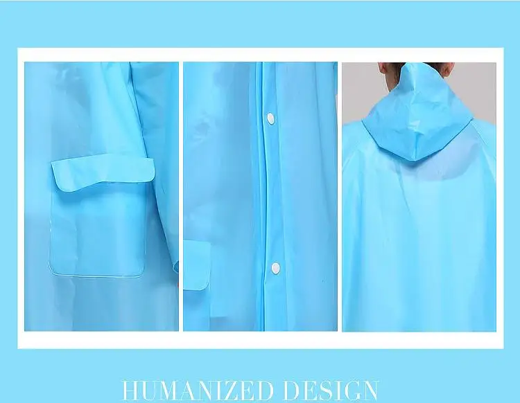 Модный EVA для взрослых сиамский плащ с капюшоном и кепкой пончо портативный