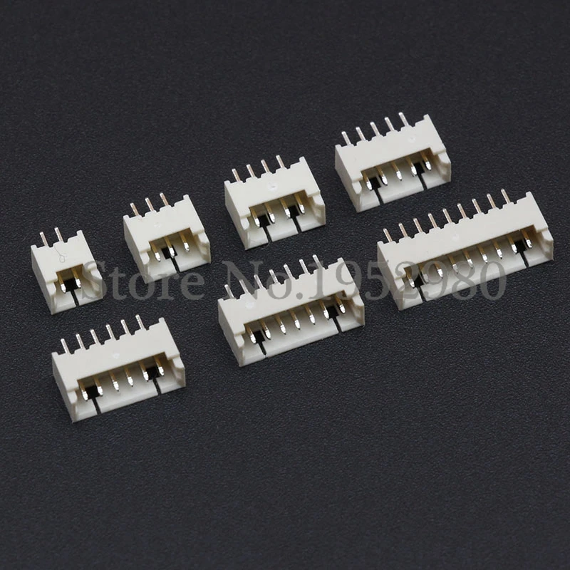 Коннектор 100 мм горизонтальный тип прямой контакт штекер Micro JST гнездо