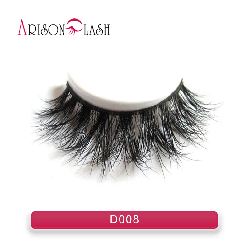 Arison lashes 3D норковые ресницы перекрещивающиеся ручная работа полностью полосатые
