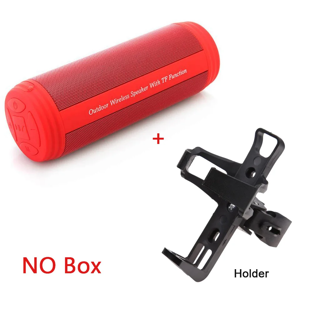 Red holder no box T3 Портативный Bluetooth Динамик открытый Беспроводной Водонепроницаемый CSR Мощный сабвуфер глубокий бас беспроводные колонки MP3 плеер с микрофоном - Цвет: Red holder no box