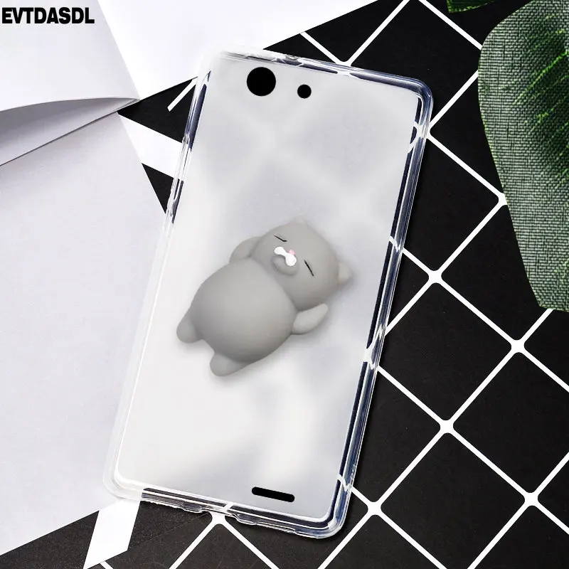 Squishy чехол для телефона Vertex Impress Лев 3g 5 0 дюймов часто силиконовый с милым рисунком