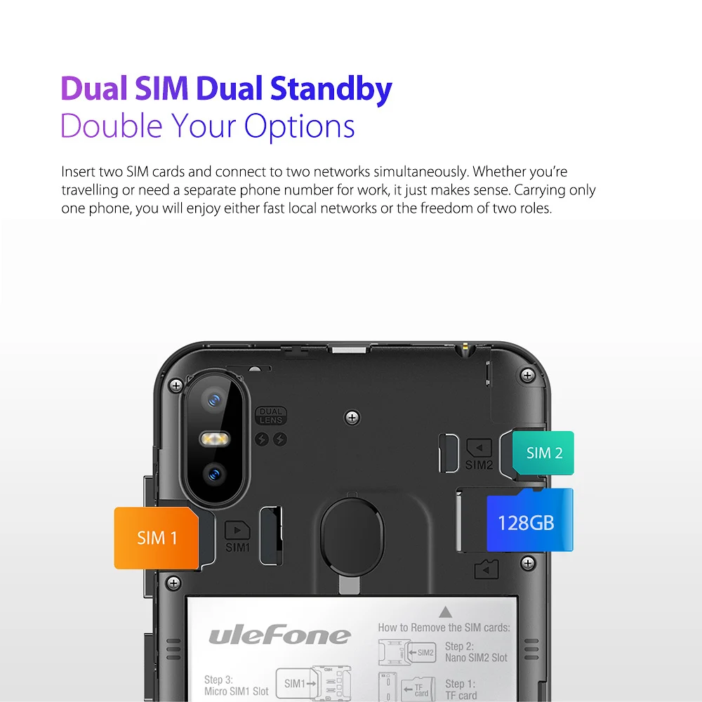 Мобильный телефон Ulefone S10 Pro, 5,7 HD+ 19:9, 2 Гб ОЗУ, 16 Гб ПЗУ, 16 МП, Android 8,1, MT6739WA, четырехъядерный, разблокировка лица, 4G, смартфон