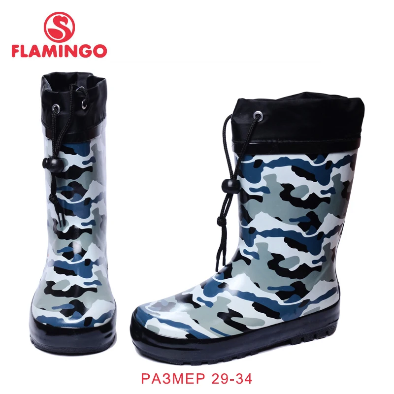 Бренд Фламинго 2017 новая коллекция весна-осень модные ботинки с шерстью