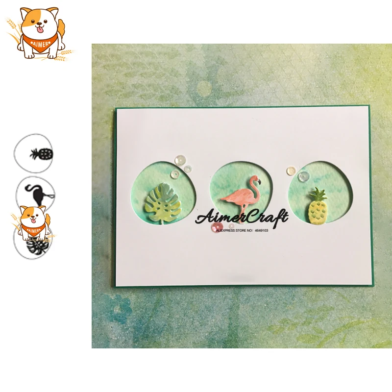 3 шт./лот круглые металлические штампы трафареты для сделай сам Скрапбукинг