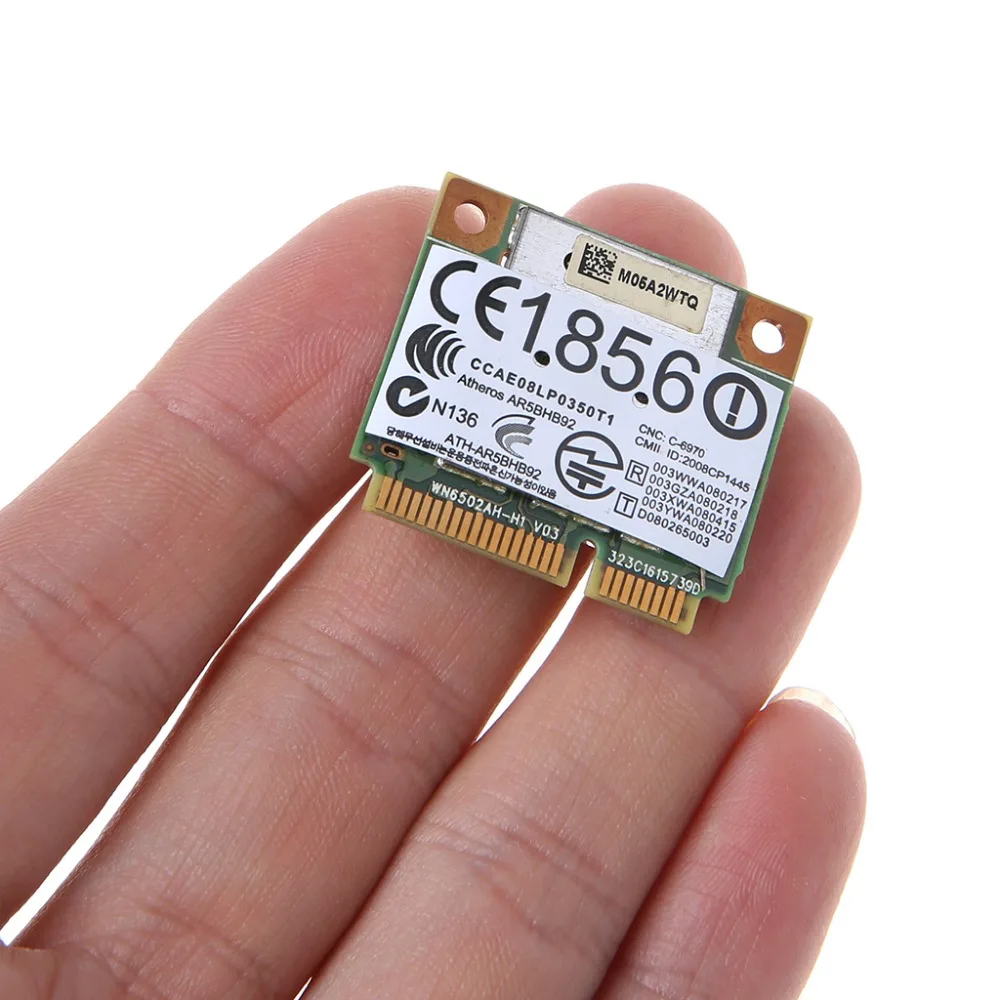 Atheros AR9280 2 4 ГГц Wi Fi 5 WLAN Minipci express AR5BHB92 для Linux хакинтош Win10 Беспроводной сетевая