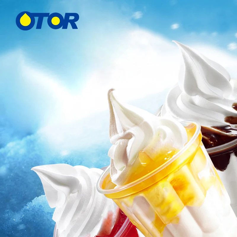 OTOR оптовая продажа мороженое Smoothie Milkshake йогурт одноразовые пластиковые чашки с