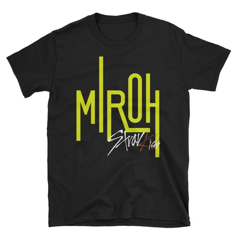 Футболка Miroh deway для детей женская летняя футболка Kpop Straykids унисекс из хлопка с