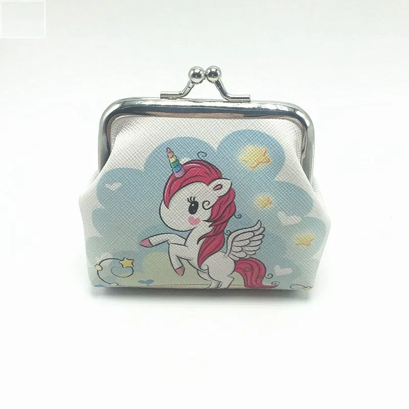 My Little Pony/ Кошелек для монет для девочек с единорогом, с пряжкой, женские короткие портмоне, кошелек хранилище, сумка - Цвет: 4