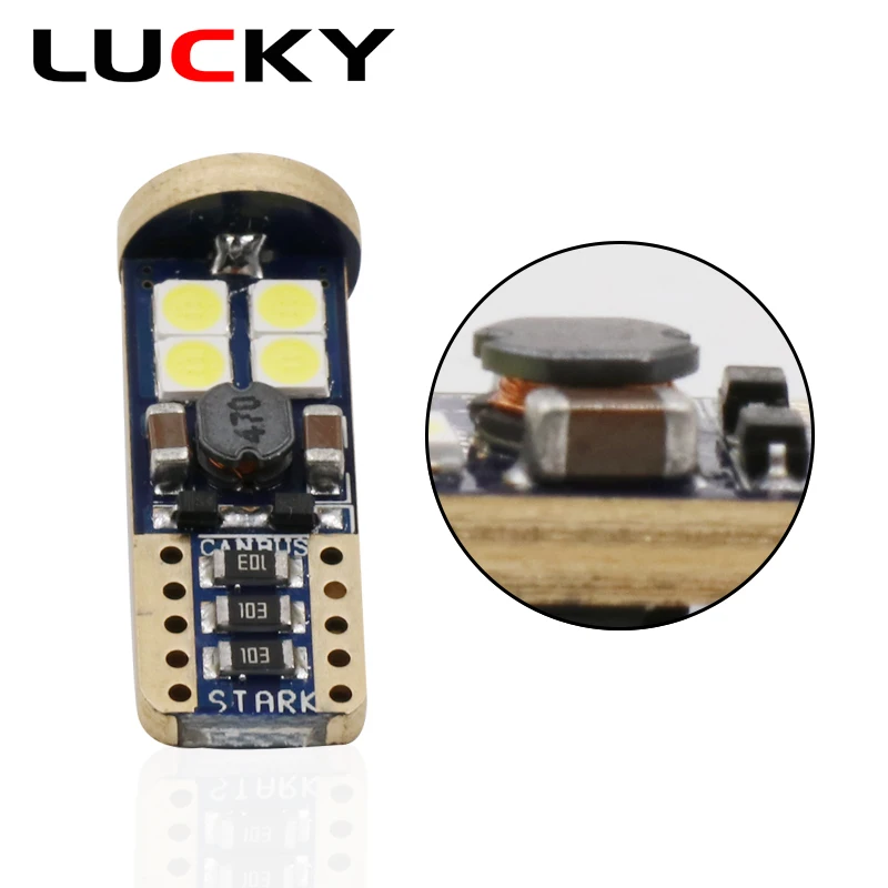 2 x сигнальные лампы T10 Светодиодные W5W 194 168 canbus без ошибок 3030 12SMD белые