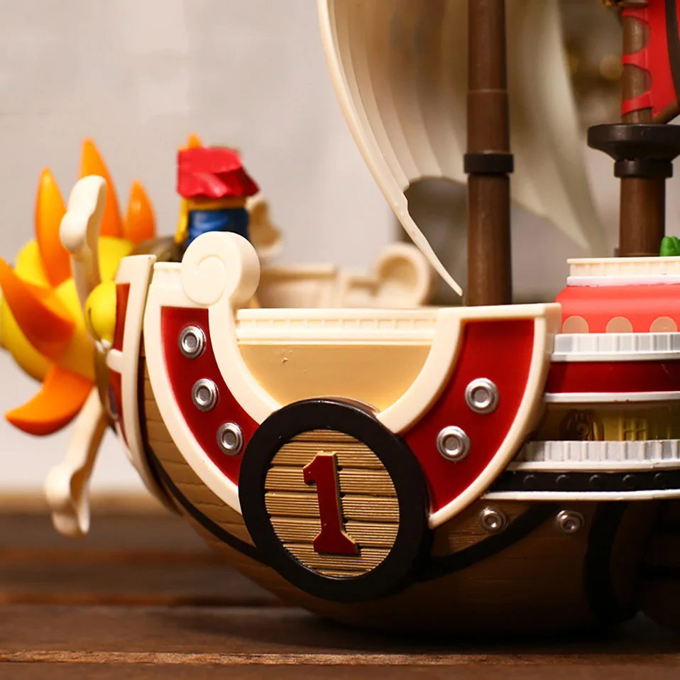 Короткая футболка с героями из японского аниме «one piece рисунок one piece Таузенд Санни обезьяна Luffy ПВХ фигурка игрушки обезьяна Luffy украшения подарки для детей