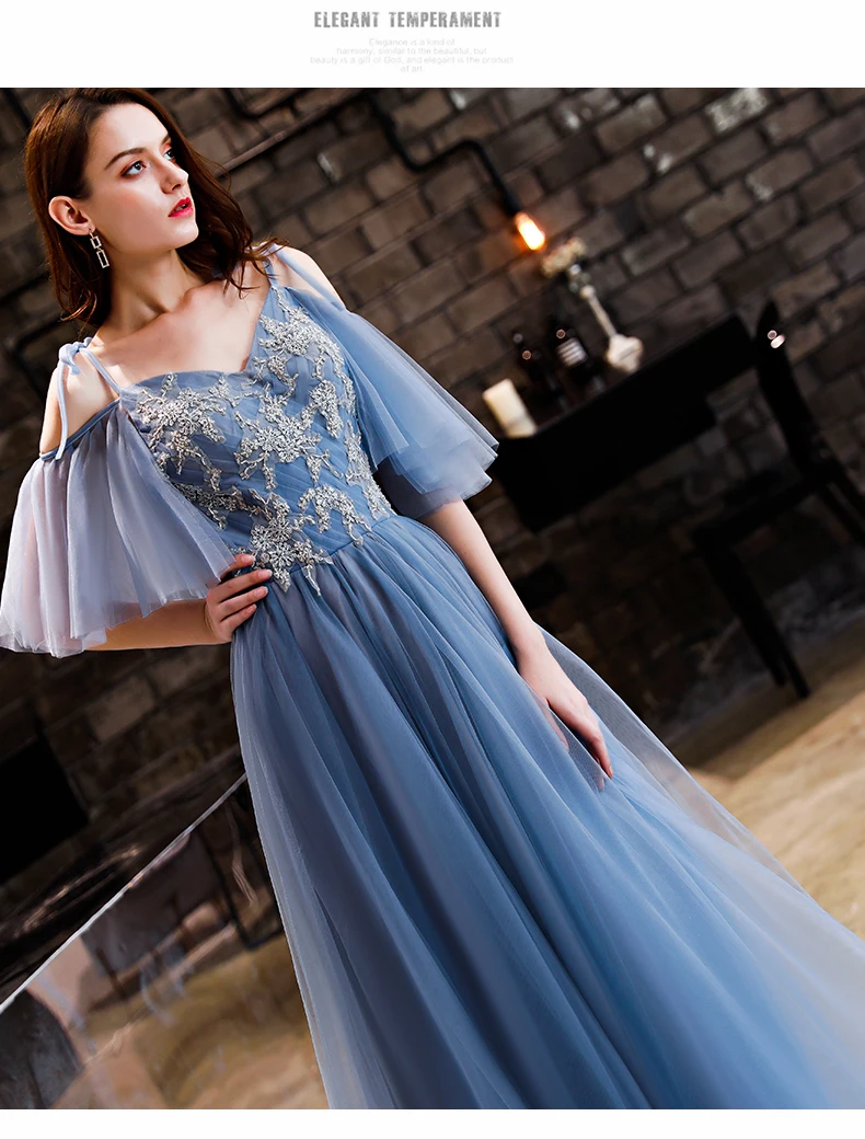 Элегантные длинные вечерние платья 2019 для женщин а-силуэта свадьбы вечеринки