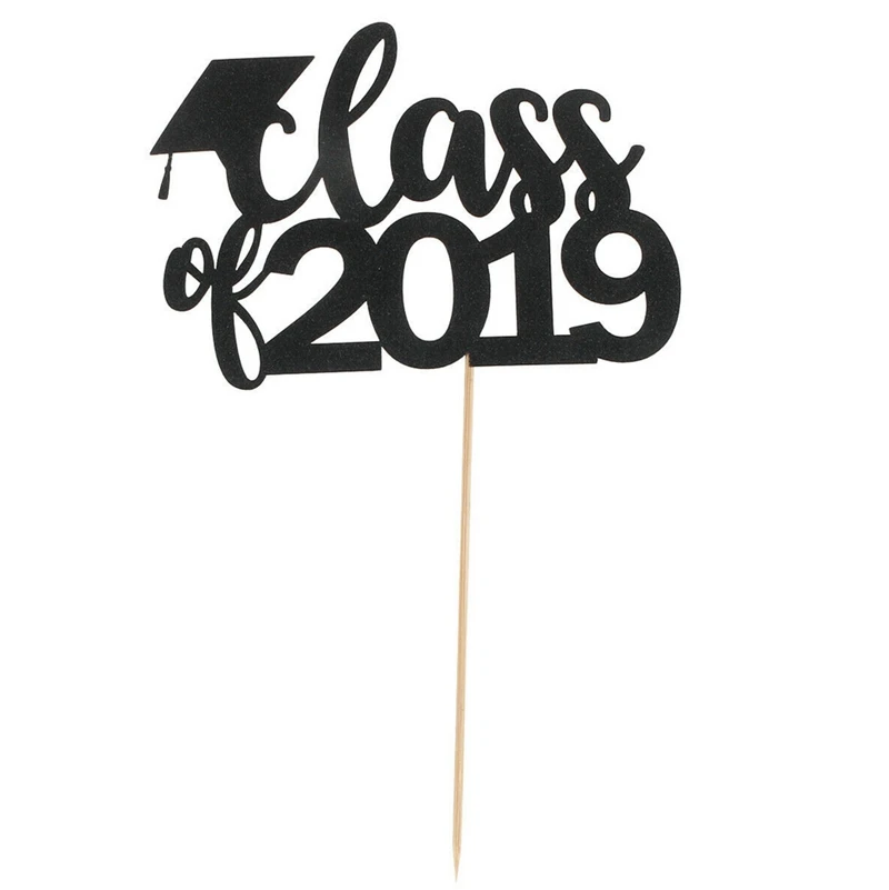 1 шт. градиентный Топпер для торта класс 2019 украшение выпускного из колледжа