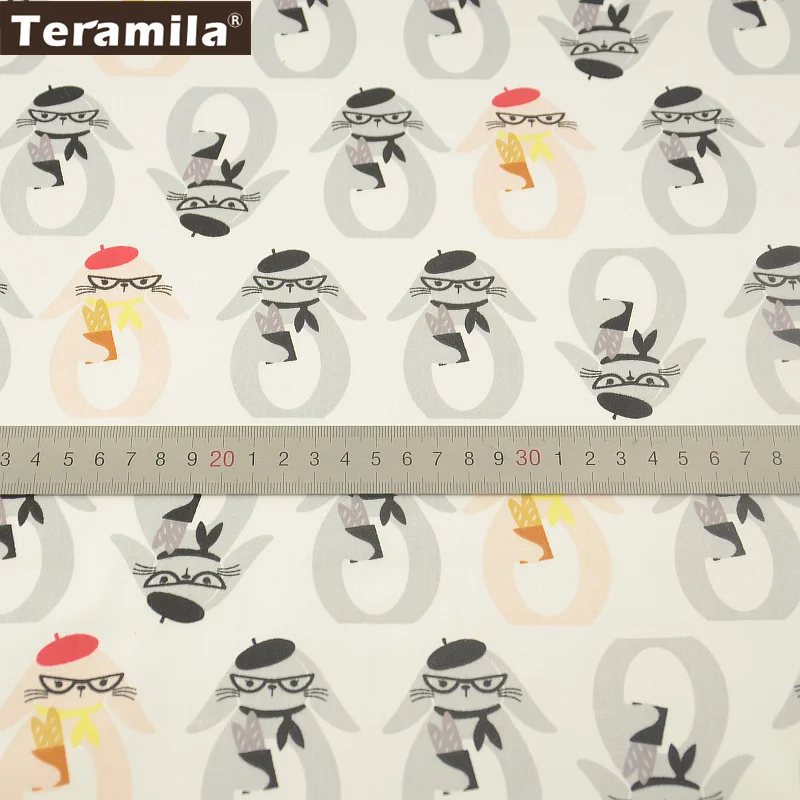 2016 холодный серый кролики конструкции Текстиль для дома Материал кровать Лист