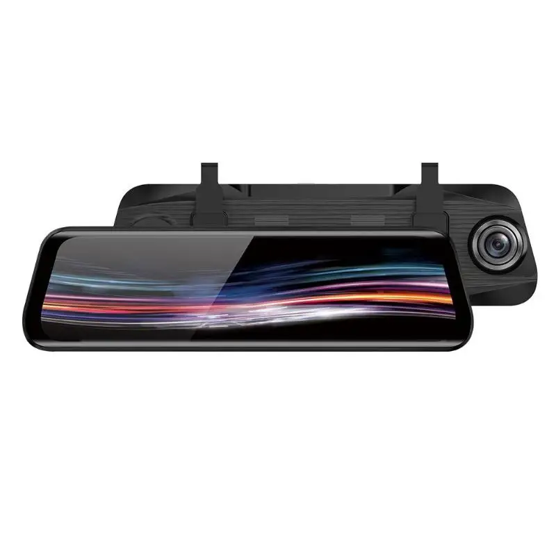 Anytek T11 9.66In ips Сенсорное зеркало заднего вида, автомобильная dvr камера 1080 P/720 P, двойной объектив, ADAS, видеорегистратор для вождения, g-сенсор, видеорегистратор