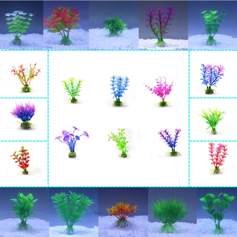 Горячая Распродажа искусственное аквариумное растение украшения аквариума