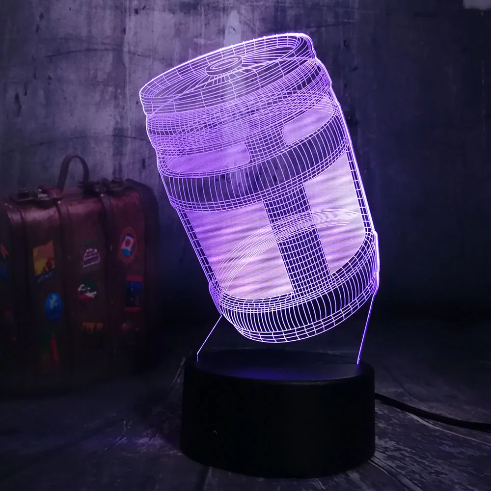 Новинка Мерцающая игра Королевская битва кувшин PUBG TPS 3D светодиодный