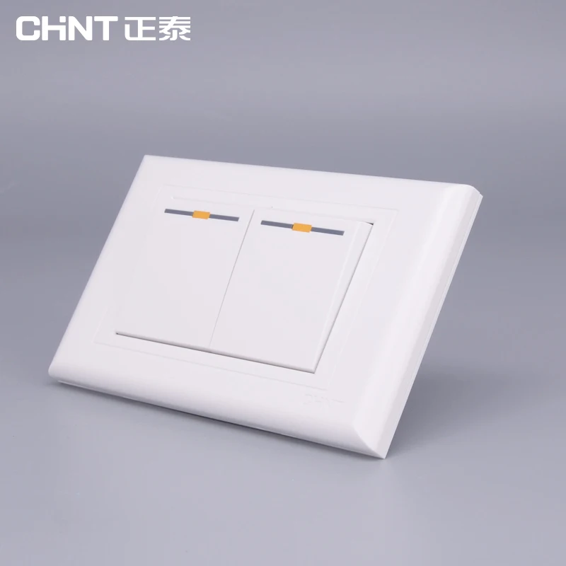 CHINT Illuminated Switch 118 Type Panel NEW5G Two Gang Way Panel|panel switch|panelswitch |