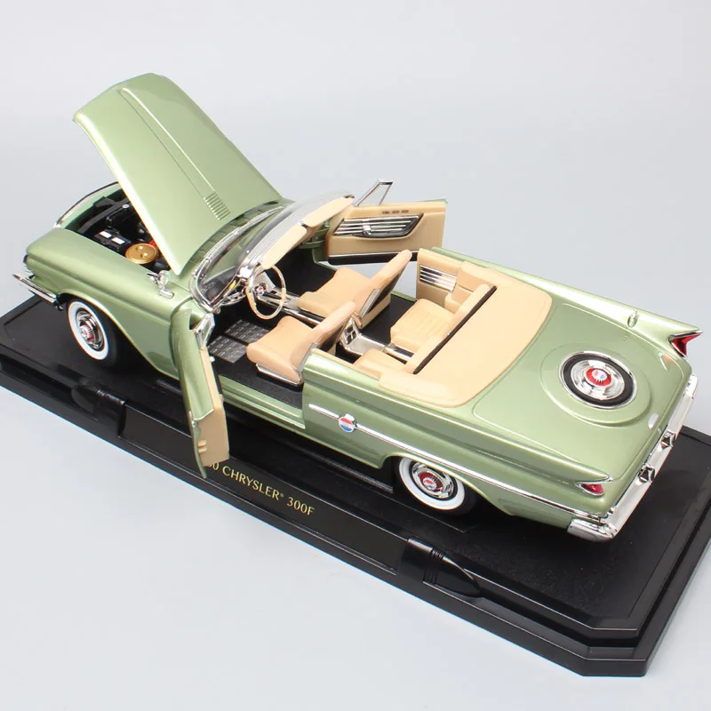 Брендовые винтажные Большие весы для автомобиля 1:18 бренды 1960 Chrysler 300F Lancia thema металлические модели автомобилей Diecasts& Toy транспортные средства miniaturas