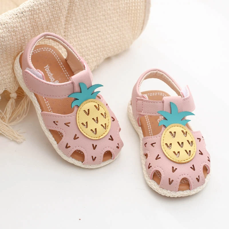 Высококачественные для маленьких девочек сандалии Детская летняя детская обувь