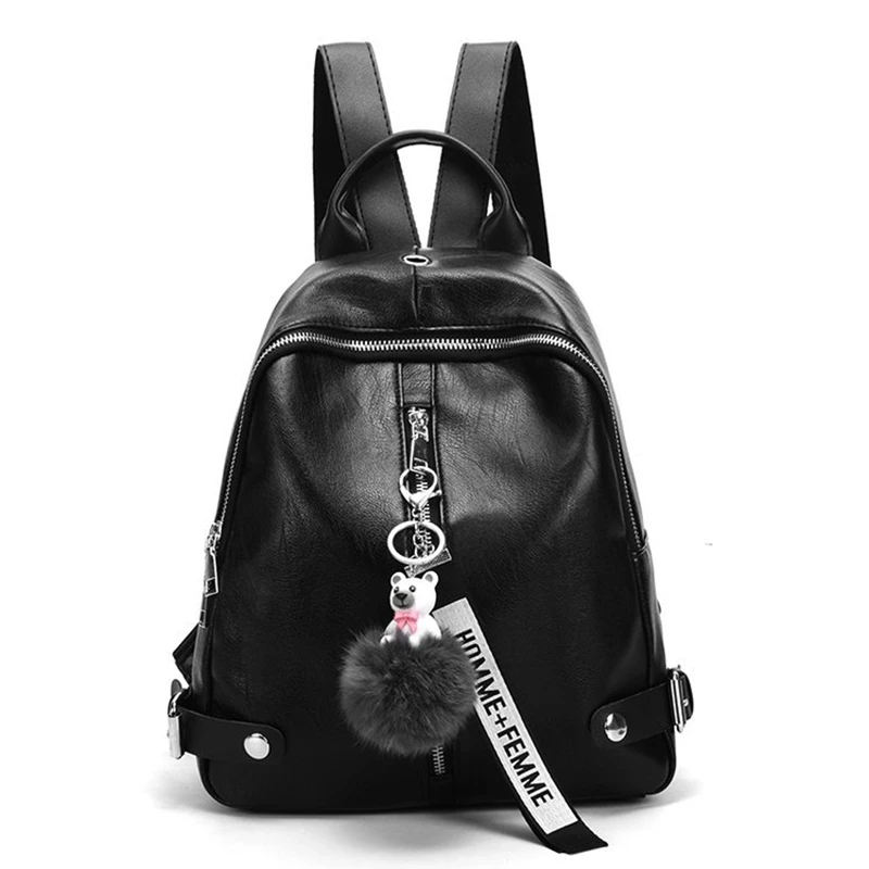 

Fashion Women Backpack Travel Shoulder Bag Girls Ladies PU Leather Rucksack New