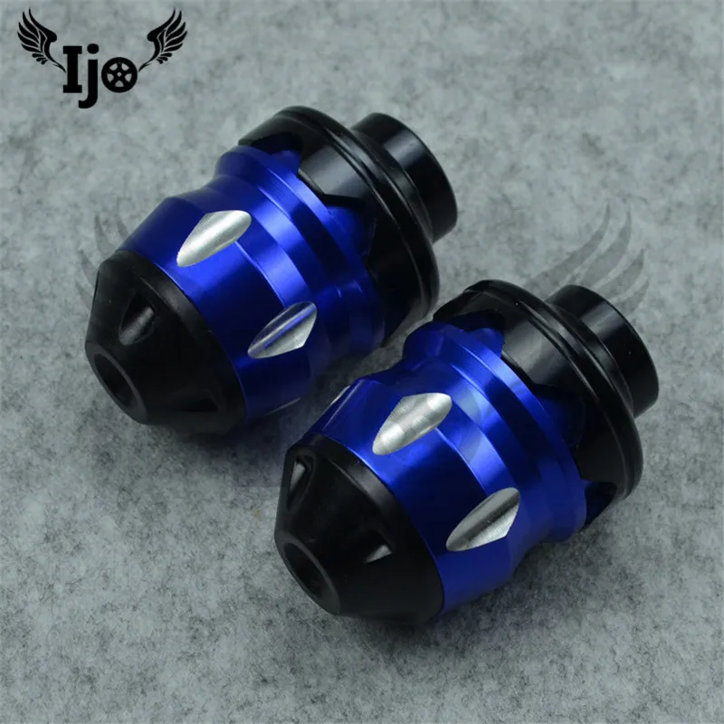 3 blue Красочные Запчасти для скутеров, аксессуары для колеса в мотокроссе anticaida moto rbike Crash Pad moto rcycle frame Slider moto - Цвет: 3 blue