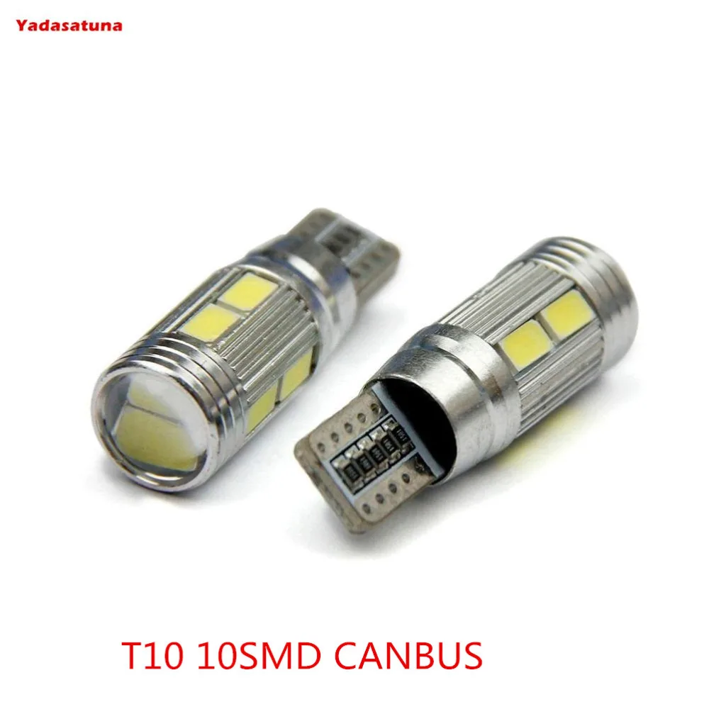 10 шт. 5630 10SMD Авто Клин 194 светодиодный лампы Canbus Error Free W5W T10 921 168 912 161 192 158