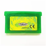 Leaf Green FRA Изумрудный лист зеленый Poke серии 32 бит видеоигры картридж карты Muilt версия языка - Цвет: Leaf Green FRA