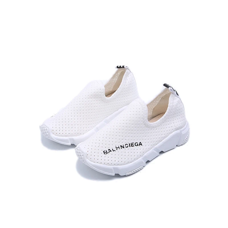 

2017 Fashion Children Spring summer Boy Casual Sport White Shoe Kid Mesh Sneaker Brathable Girl Leisure Mesh Breathable shoes