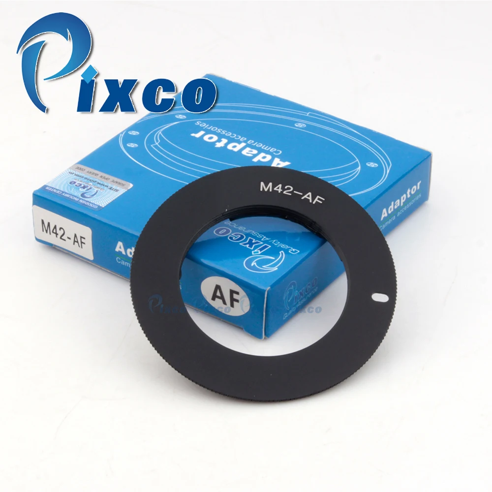 Адаптер Pixco для M42-sony AF Confirm для M42 с винтовым креплением для камеры sony Alpha Minolta MA Black