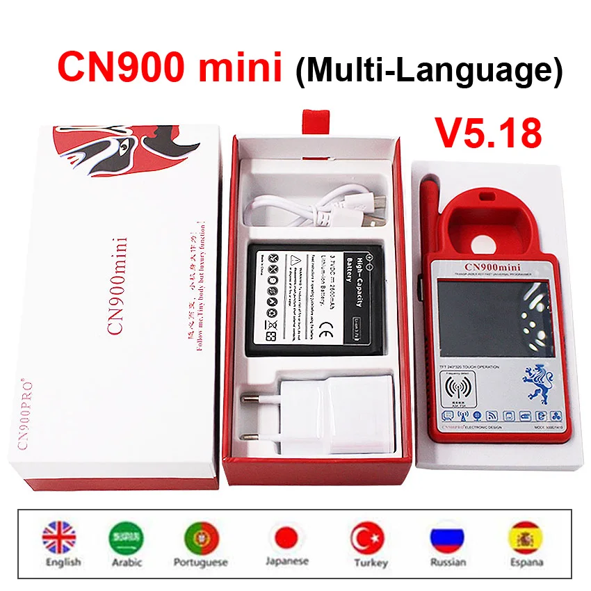 CN900 Mini новейшая версия V5.18 транспондер ручной ключевой программатор CN900MINI