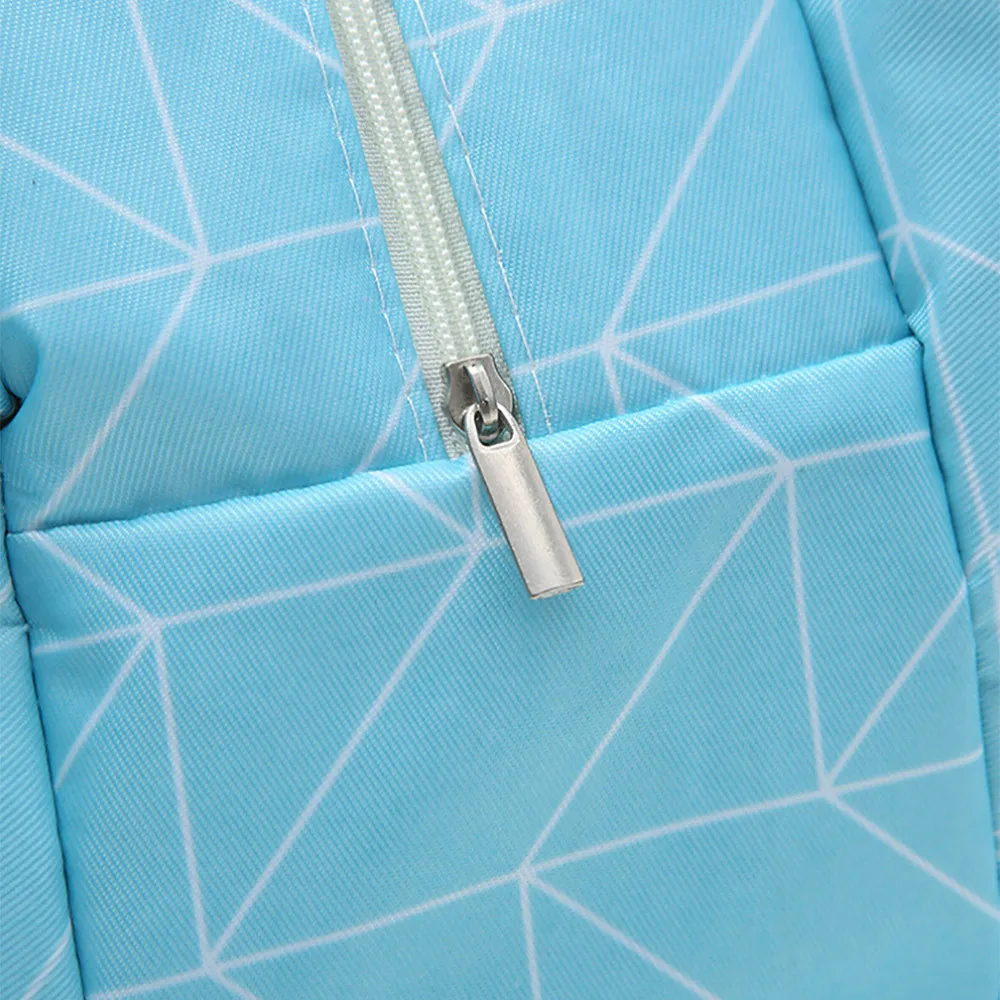 Функциональная сумка-холодильник с узором Ланч-бокс переносная Изолированная