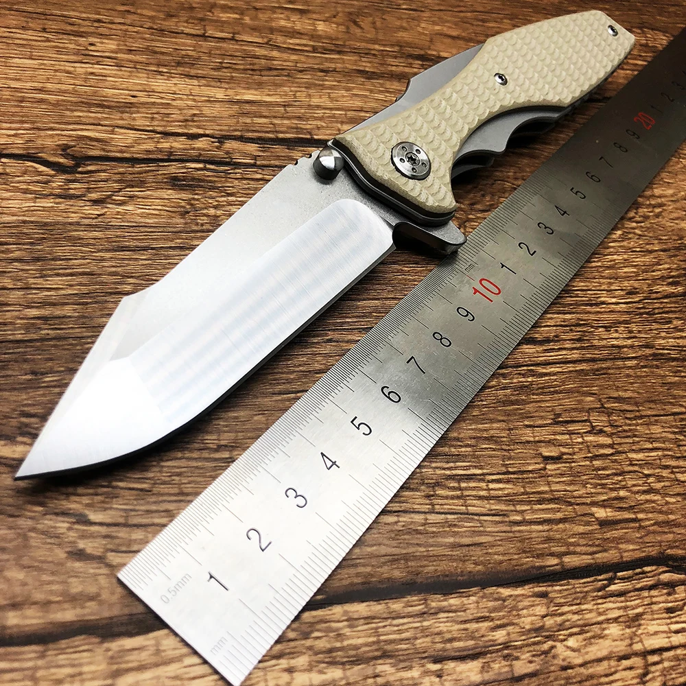 Тактический походный складной нож ZZSQ ZT0393 9cr14mov лезвие С флиппером и