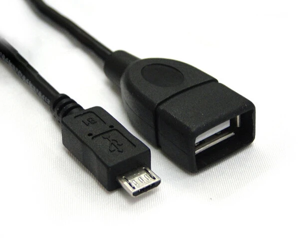 

200pcs / lots Micro USB to USB Host Cable OTG,Free shipping By Fedex