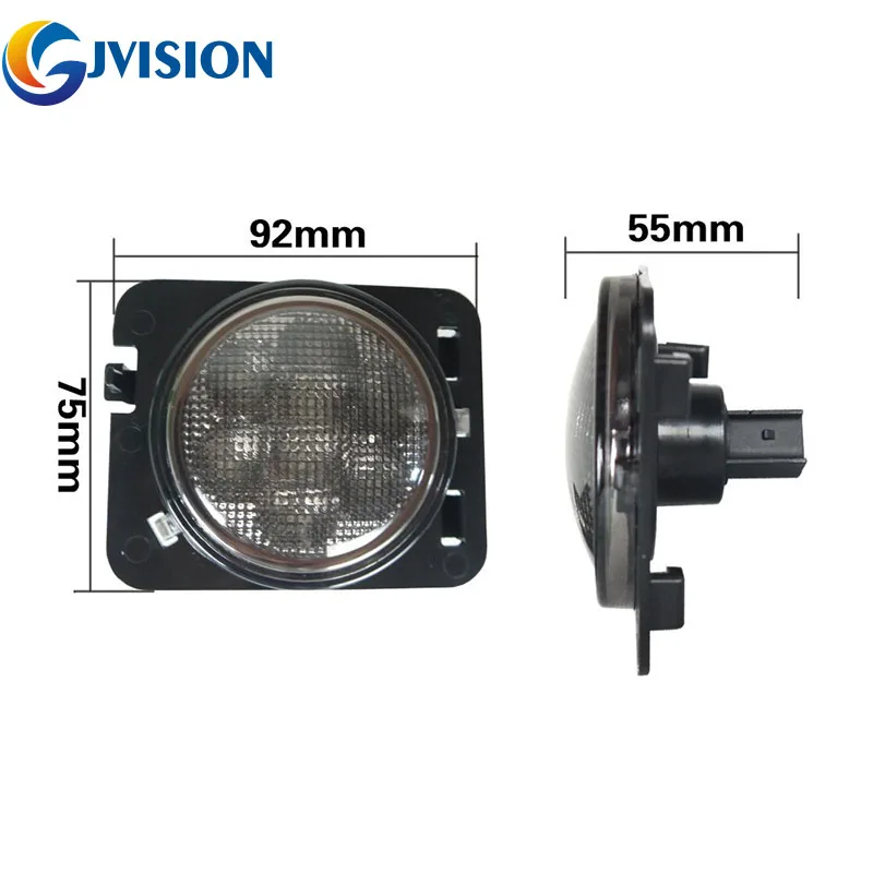 Дым объектив Желтый СВЕТОДИОДНЫЙ спереди замена сигнала поворота светильник +