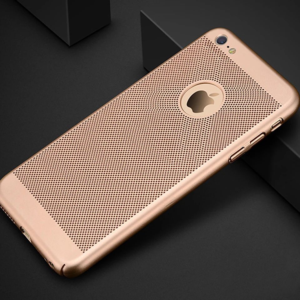 Матовая Жесткий чехол для iPhone 6 s 7 SE 5 5S плюс Чехол PC сетки Пластик XiaoMi RedMi 3 4A 4X 5A Ми 5X