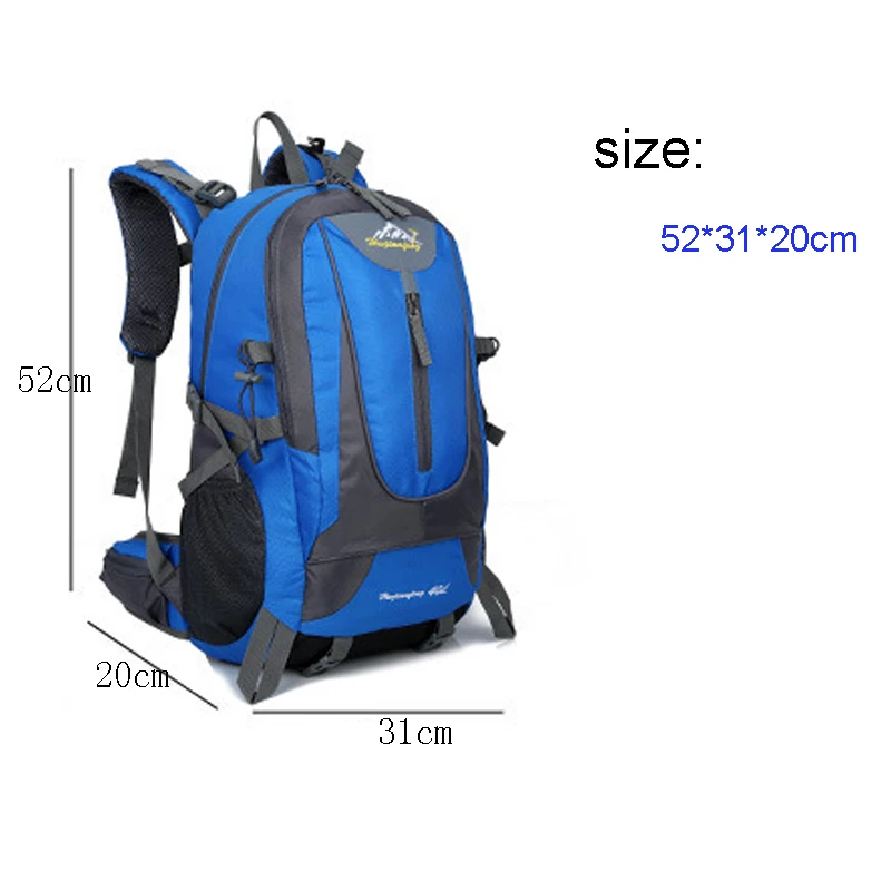 Waterproof Outdoor Travel Backpack Camping Trekking Bag For Man Woman Climbing Hiking Rucksack Fishing Cycling bookbag | Багаж и сумки