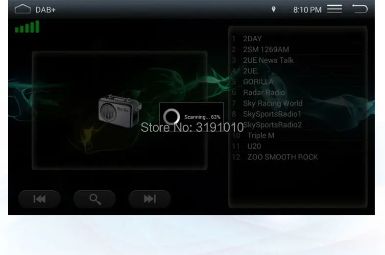 Erisin ES354 DAB+ Цифровая радиостанция с антенна для Android 5,1/6,0/7,1/8,0 автомобильная стереосистема