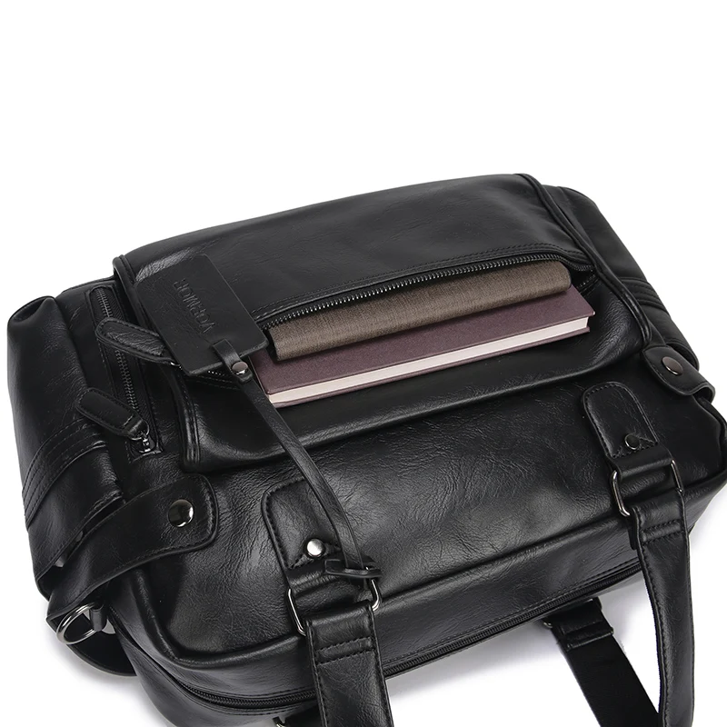 Мужская Дорожная сумка VORMOR Модный деловой портфель для ноутбука 2019|leather bag|leather