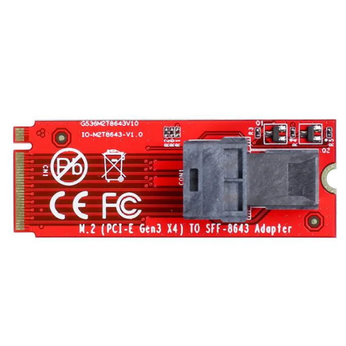 U.2 (SFF 8639) к M.2 M Key NVMe адаптер Mini SAS SFF 8639 адаптер|mini sas|mini minimini adapter |