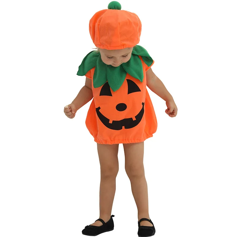 

Halloween Costume Baby Pumpkin Set Play Suit