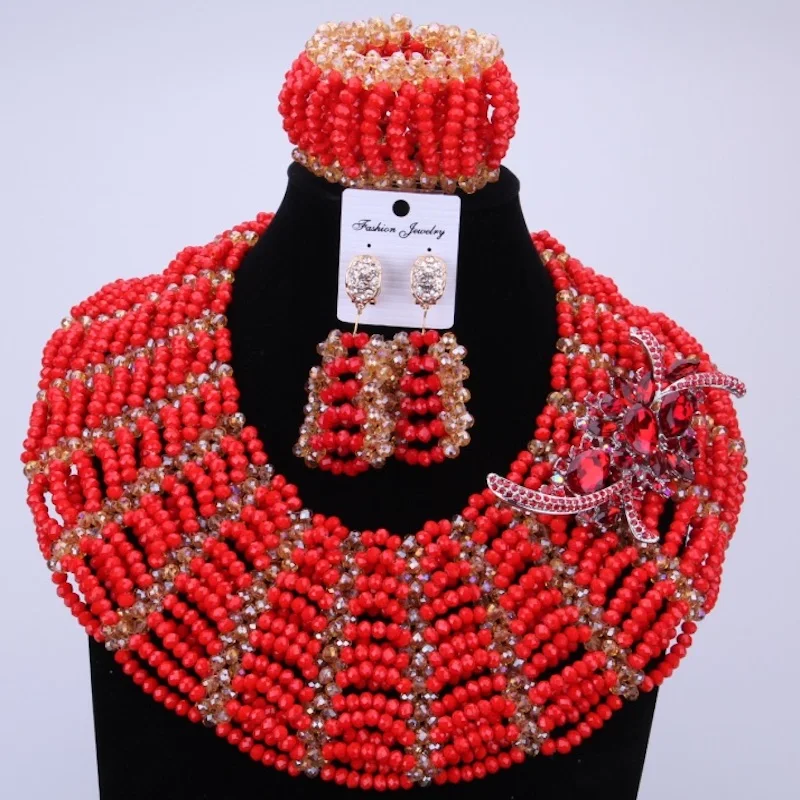 Свадебные и обручальные ювелирные изделия африканские бусы украшения ручной