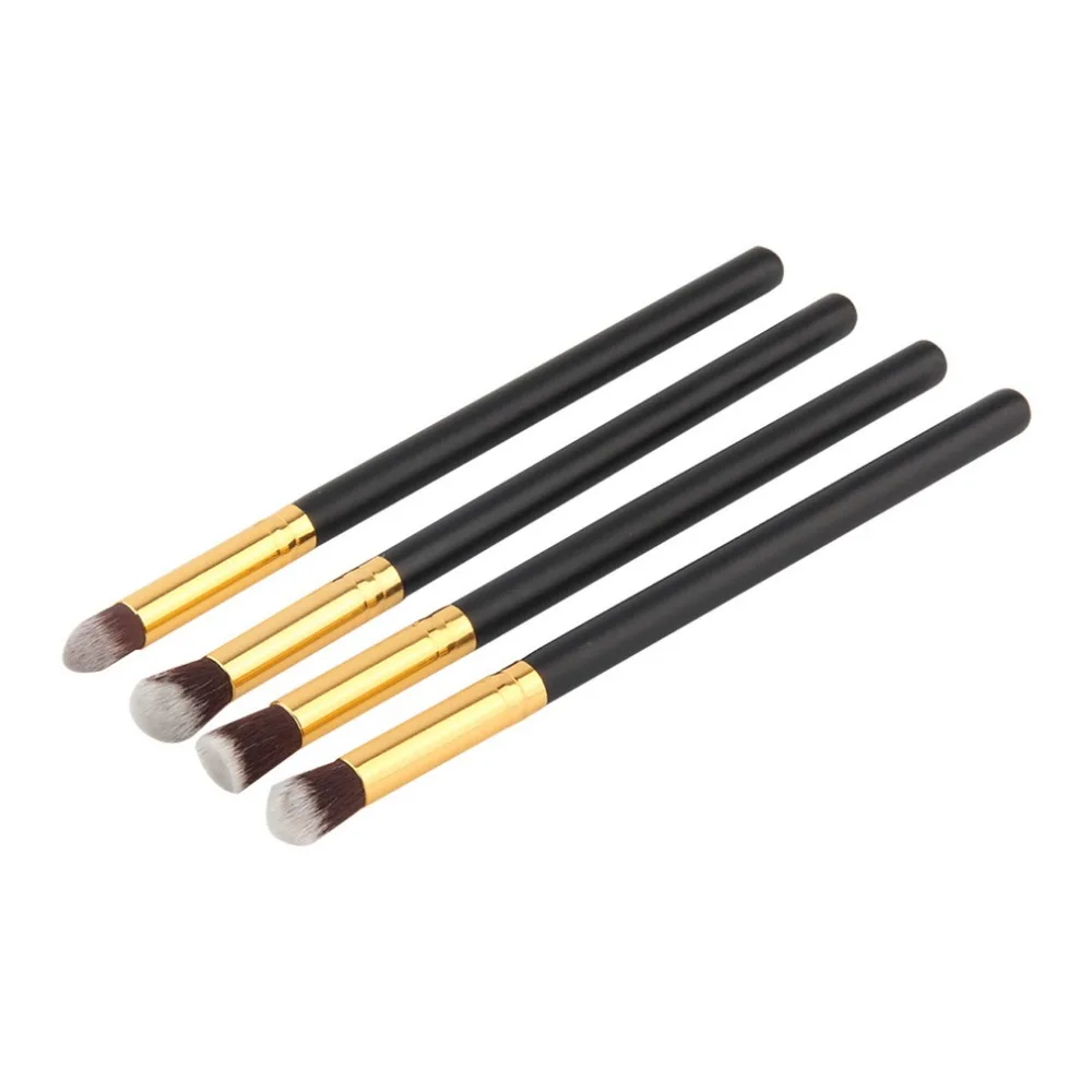 

4pcs Soft Eye Makeup Brushes Kits Eyeshadow Foundation Mascara Blending Wood Pencil Brush Beauty Tool Cosmetic Essential Sets