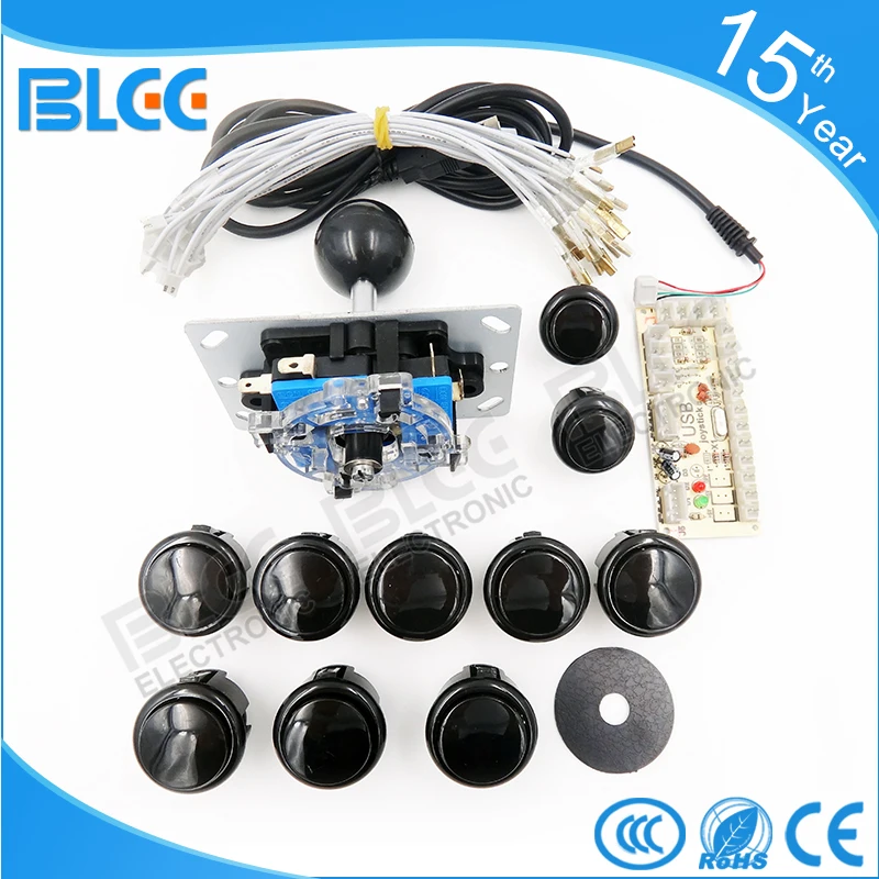 Набор аркадных игр сделай сам с нулевой задержкой USB кодировщик PC джойстик 24 мм/30