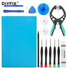 Набор инструментов DIYFIX мобильный телефон, силиконовая теплоизоляционная прокладка для ремонта BGA, набор инструментов для пайки, сделай сам