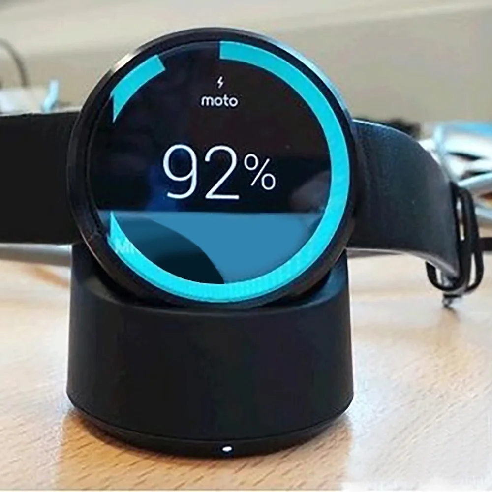 Moto360 QI Беспроводной Зарядное устройство Стенд быстрого USB зарядка для док станции