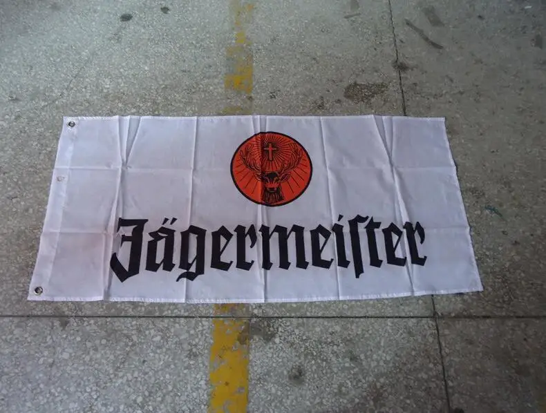 Флаг J можно напечатать файл на заказ размер 90 х150 см 100% полиэстер|jagermeister flag|flags