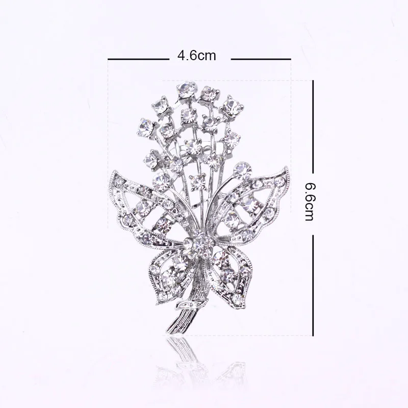 Женская модная брошь в виде бабочки яркая для мужчин и женщин ювелирные изделия