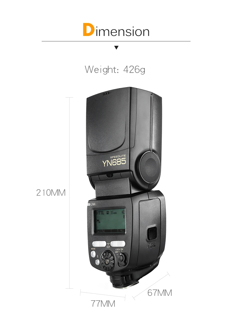 Светодиодная лампа для видеосъемки YONGNUO YN685 YN685C YN685N HSS ttl я ttl Беспроводной 2,4G Вспышка Speedlite для цифровой зеркальной камеры Canon Nikon Поддержка YN560IV YN560-TX RF605 RF603 II