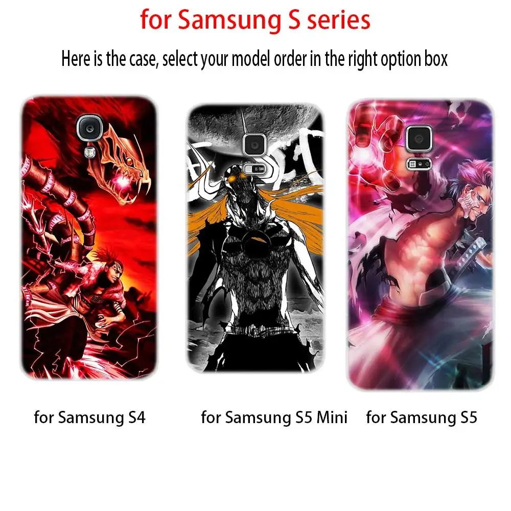 Soft Silicone Case For Samsung S21 S20 S11 S10 S9 S8 Plus lite 11e 10e Uitra S7Edge unny Bleach Anime | Мобильные телефоны и