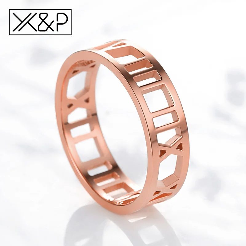X &amp P модные роскошные парные нержавеющая сталь 316 L Кольца для женщин мужчин и